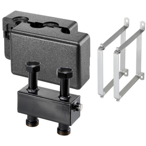 OVENTROP Hydraulische Weiche MonoFixx für Regumat DN 25 mit Wärmedämmung, für 1 Heizkreis, Stahl, 1351589 (1/2)