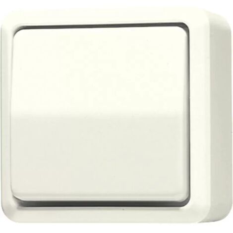 Jung Wippschalter, Universal Aus-Wechsel, 10 AX 250 V , AP 600 606 A (1/2)