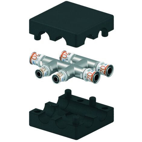 Uponor S-Press PLUS HK-X-Fitting mit Dämmbox insulated 20-16-20, 1070691 (1/3)