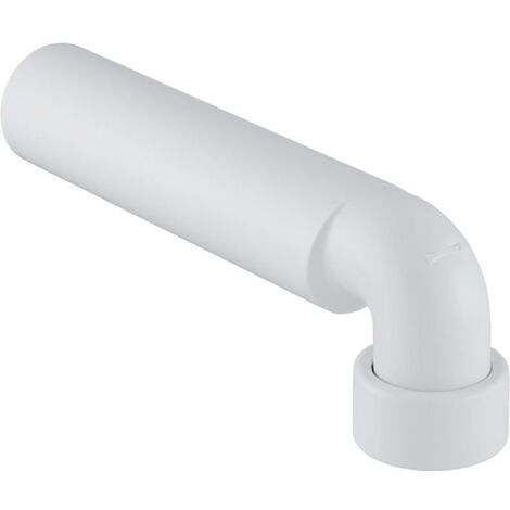 Geberit Anschlussbogen 90° mit Überwurfmutter: d=50mm, d1=40mm, weiß-alpin, 252240111 (1/3)