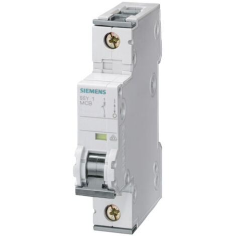 Siemens Leitungsschutzschalter 230/400V 10kA, 1-polig, B, 13A, T=70mm, 5SY41136 (1/2)