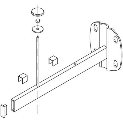Kermi Universalkonsole Konvektor, L=350 mm, weiß, ZB00180001 (1/5)