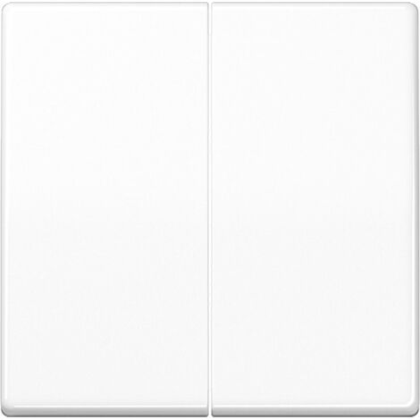 Jung Wippe 2fach, Thermoplast, Serie AS, alpinweiß AS 591-5 BF WW (1/2)