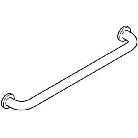Grohe Wannengriff Essentials 60cm, supersteel, verdeckte Befestigung