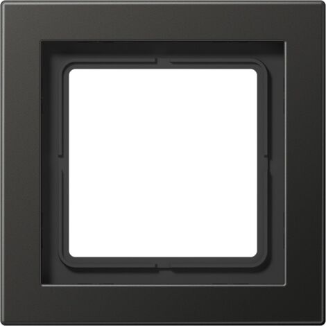Jung Rahmen 1fach, LS-DESIGN, Aluminium lackiert, anthrazit, senkrechte und waagerechte Montage ALD 2981 AN (1/3)