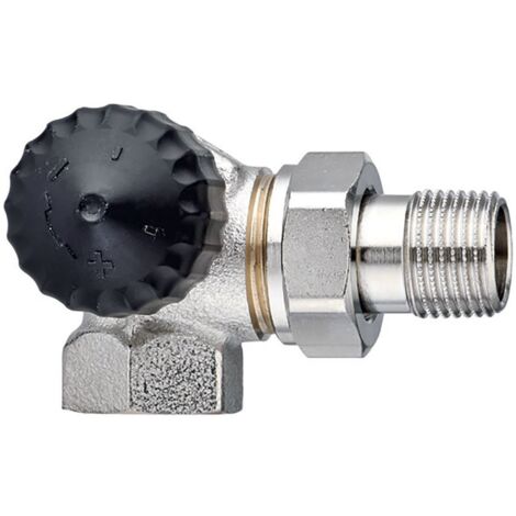 HEIMEIER Thermostat-Ventilunterteil mit ger. Widerstand, Winkeleck/li., DN15, 2341-02.000 (1/3)