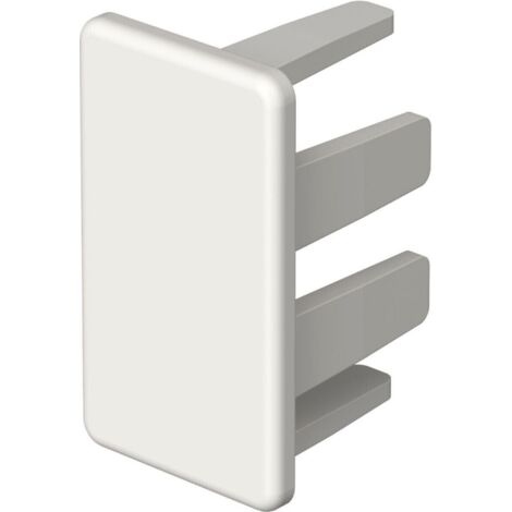 OBO Bettermann Endstück 15x30mm Polyvinylchlorid reinweiß RAL 9010, 10 Stück, 6193102 (1/3)