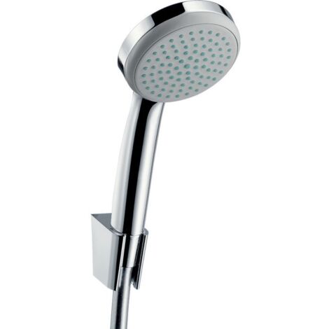 hansgrohe Croma 100 Brausehalterset Mono mit Brauseschlauch 125 cm Chrom, 27574000 (1/3)