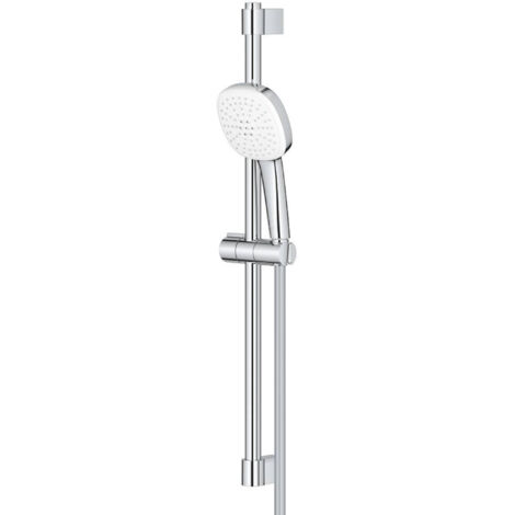 GROHE Brausestangenset Tempesta Cube 110 27578 3 600mm 2 Strahlarten WS+ chrom (1/5)