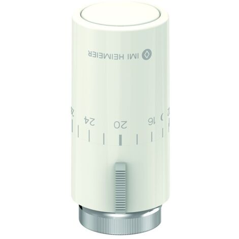 HEIMEIER Thermostat-Kopf Halo weiß RAL 9016, mit Nullstellung, 7550-00.500 (1/2)
