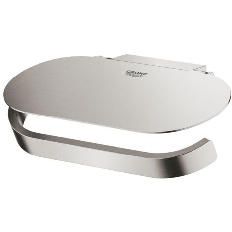 Grohe Selection WC-Papierhalter, Toilettenpapierhalter, mit Deckel, Supersteel, Wandmontage (1/5)