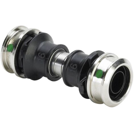 Viega Raxinox-Kupplung, d1 20, d2 20 Stahl nichtrostend Modell 4415, 724184 (1/2)