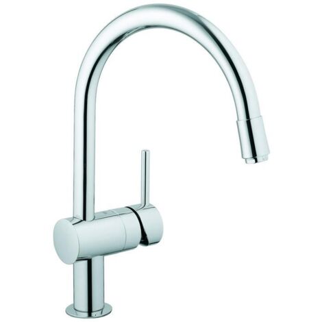 GROHE EH-Spültischbatterie Minta 32918 GROHE EcoJoy herausziehb. Mousseur chrom, 3291800E (1/5)