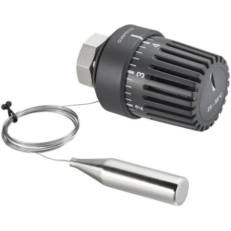 OVENTROP Thermostatischer Temperaturregler für Regudis W-HTE Vorlauftemperaturregelmodul, mit Anlegefühler, 25-50 C, 1344582 (1/2)