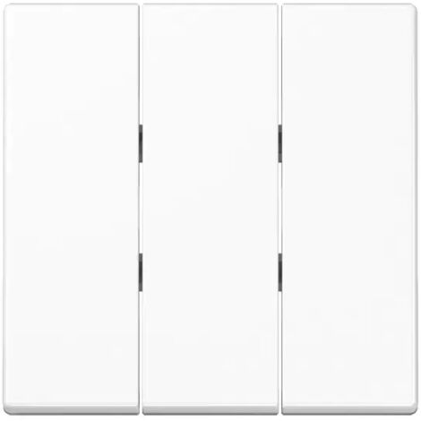 Jung Wippe 3fach, Thermoplast, Serie A, alpinweiß A 593 BF WW (1/2)