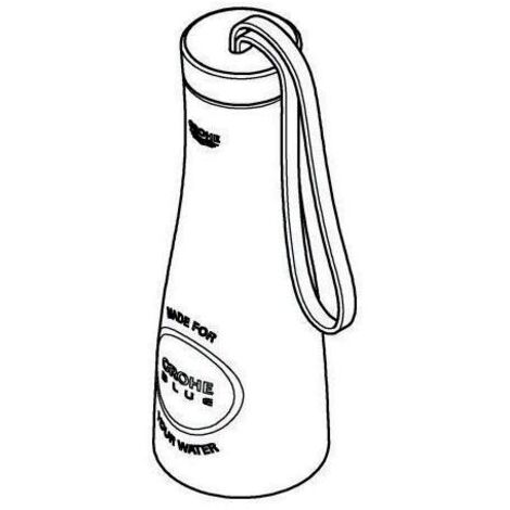GROHE Trinkflasche GROHE Blue 40848 Edelstahl 450 ml cool sunrise gebürstet, 40848GN0 (1/5)