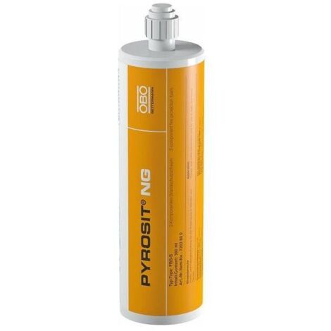 OBO Bettermann Brandschutzschaum in Kartusche 380ml 2-Komponenten PU-Brandschutzschaum rostrot, 7203800