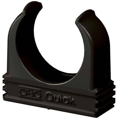 OBO Bettermann Quick-Schelle M32 Polypropylen tiefschwarz RAL 9005, 50 Stück, 2149571 (1/4)
