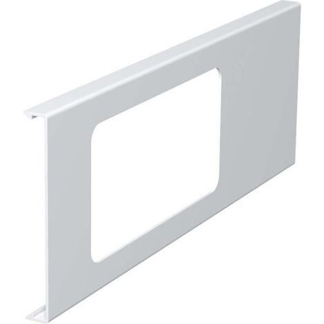 OBO Bettermann Oberteil für Geräteeinbau 2-fach 110x300mm Polyvinylchlorid reinweiß RAL 9010, 6194109 (1/2)