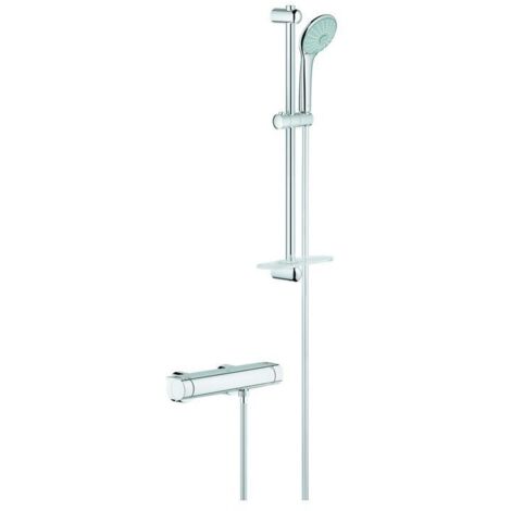 Thermostat-Duscharmatur Grohe Grohtherm 2000 – Duschset 60 cm verchromt – Mindestdruck 1,0 bar – SKU 34195001 (1/5)