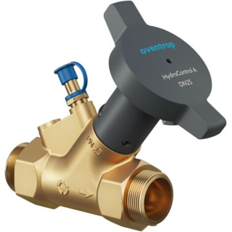 OVENTROP Strangabsperrventil HydroControl A PN 16, DN 15, Außengewinde, Kvs: 4.1, 1067624 (1/2)