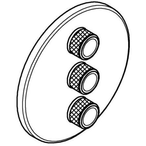 GROHE 3-fach UP-Ventil Grohtherm Smart Control 29122 FMS rund chrom, 29122000 (1/5)