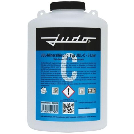 Judo JUL-Minerallösung JUL-C 3 Liter – Für Kupferrohrleitungen – Verhindert Korrosion und Wasserstein – Kompatibel mit JUDO JULIA Dosierpumpen (1/2)