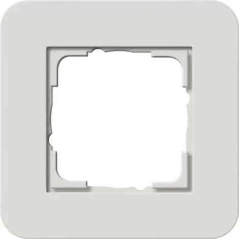 Gira Abdeckrahmen 1f Gira E3 Hellgrau/Anthrazit [0211421], 0211 421 (1/2)