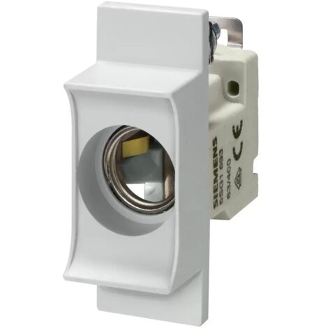 Siemens NEOZED, Sicherungssockel, D02, 1-polig, 63 A, Un AC: 400 V, Un DC: 250 V, 5SG1653 (1/2)