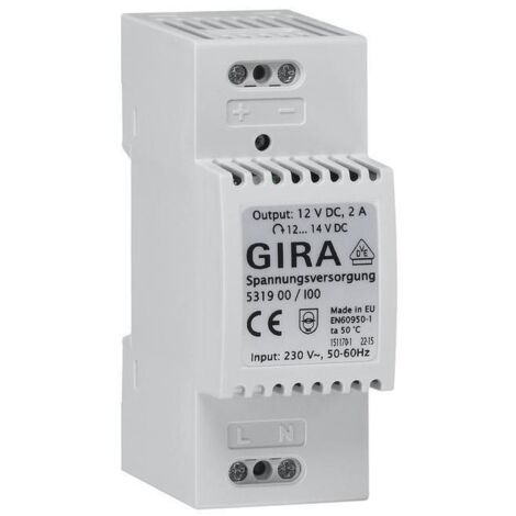 Gira Spannungsvers. DC 12 V 2 A REG Elektronik [531900], 5319 00 (1/5)