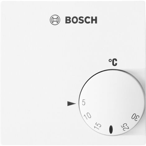 Bosch Zubehör für Wohnungsstationen Raumthermostat für Aufputz Installation, 7738333628 (1/2)