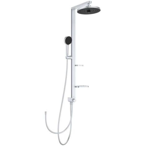 Ideal Standard BD585SI Duschsystem Alu+ o.Arm., m.2 Ablagen,
