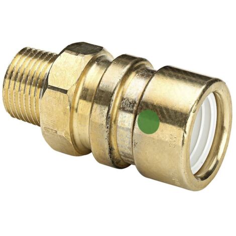 Viega Geopress-Übergangsstück, d 40mm, R 11/2 Rotguss Modell 9611TW, 764913 (1/2)