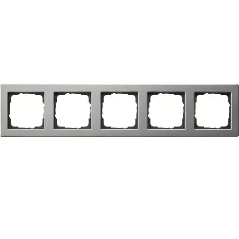 Gira Abdeckrahmen 5f Gira E2 Edelstahl 021533 (1/2)