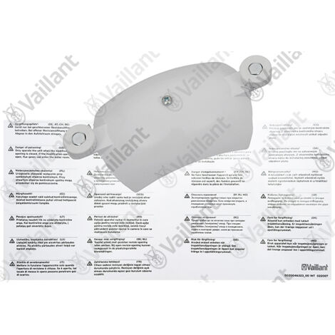 VAILLANT Deckel, mit Schrauben und Dichtung 0010038138 Adapter 60/100 an 63/96 u.w. Vaillant-Nr. , 094701