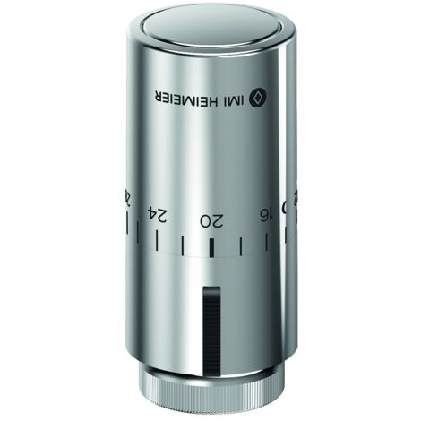 HEIMEIER Thermostat-Kopf Halo verchromt, mit Nullstellung, 7550-00.501 (1/2)