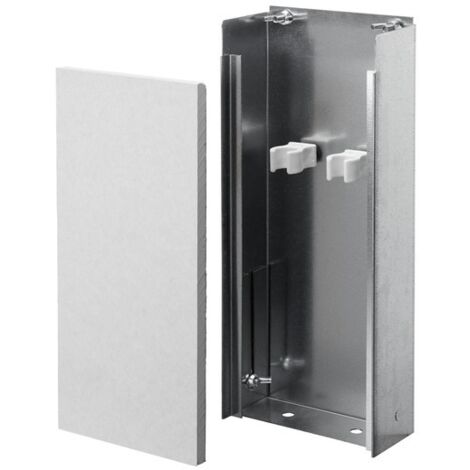 OVENTROP Montagekanal für Unibox Höhe,Breite,Tiefe 350x130x57mm, aus verzinktem Stahlblech, 1022652 (1/2)