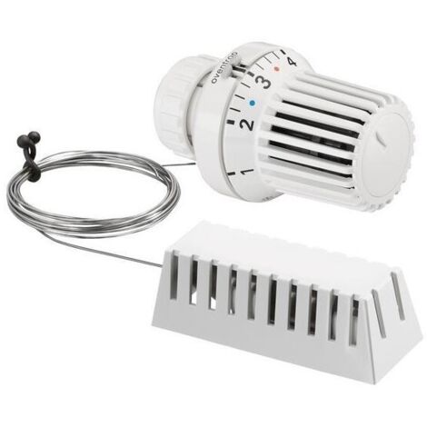 Oventrop Uni XD Thermostat 7-28 Grad C, Skala 0-5 mit Nullstellung, Fernfühler 2m, Weiß (1/4)