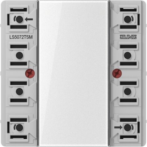 Jung KNX Tastsensor-Modul Standard, 2fach, F50, Serie LS LS 5072 TSM