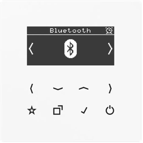 Jung Smart Radio DAB+ Bluetooth®, Serie LS, alpinweiß DAB LS BT WW