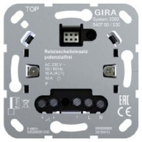Gira S3000 Relaisschalteins. pot.frei Einsatz [540700], 5407 00 (1/2)