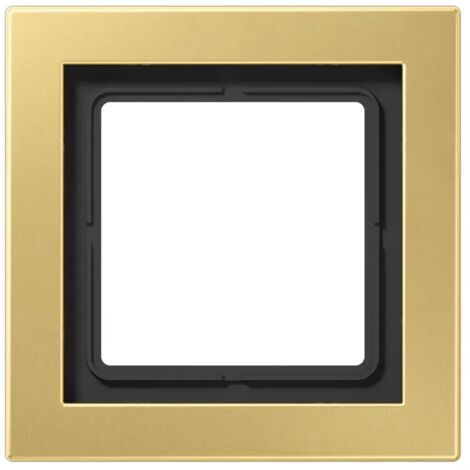 Jung Rahmen 1fach, senkrechte und waagerechte Montage, Messing, LS-DESIGN, Messing classic MED2981C (1/2)