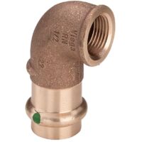 Viega Profipress Sanpress-Übergangswinkel 90 Grad, d 28mm, Rp 3/4 Rotguss oder Siliziumbronze Modell 2214.2, 446611