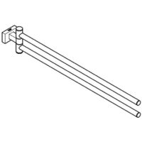 Grohe Handtuchhalter Essentials Cube 43,9cm, 2-ar, schw, verd Bef, superst.