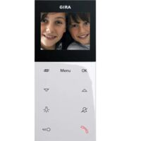 Gira Wohnungsstation Video AP Plus System 55 Reinweiß 123903