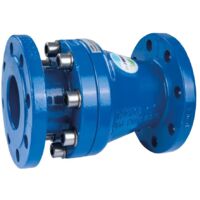 Resideo Rückflussverhinderer RV283S, Flansch, pulverbeschichtet, DN 65, Blau
