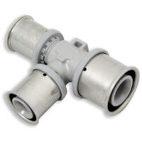 Roth T-Stück im Abgang u.Durchgang red. 25x17x17mm/Kunststoff