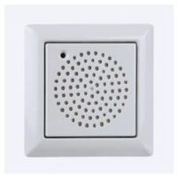 GROTHE Funk-Gong 230V/AC 83dB elektr Kst IP20 ws 0,05A Batterie eingebaut