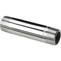 Viega Langnippel, R 3/4, L 120 Rotguss oder Siliziumbronze, verchromt Modell 3530, 447632