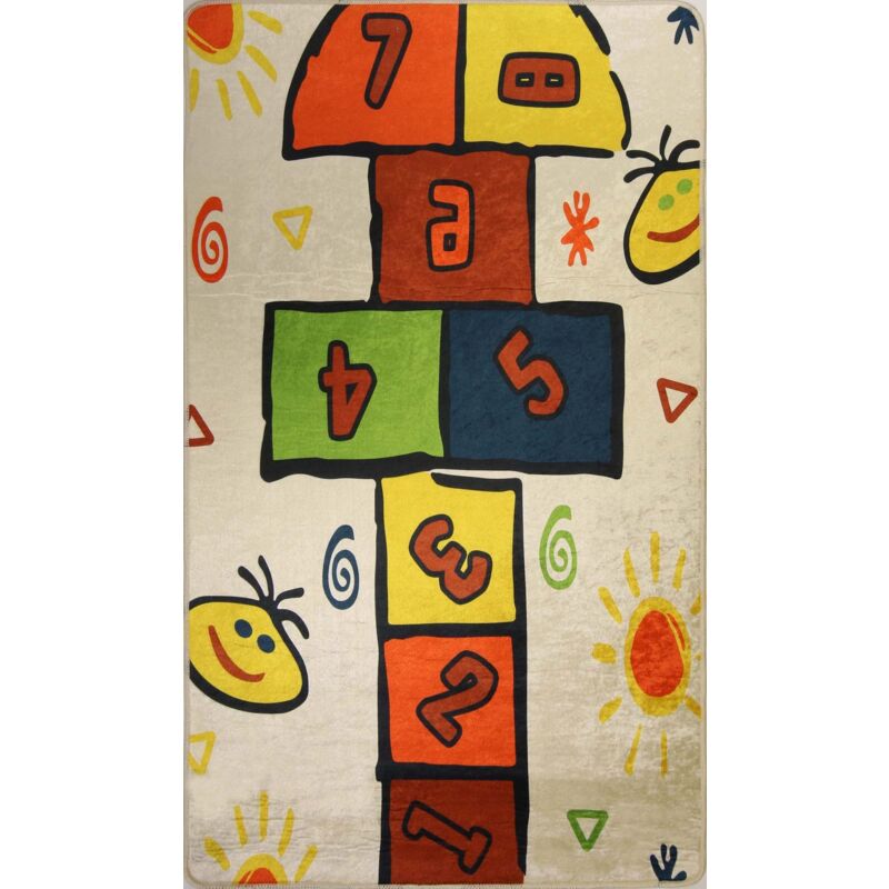 Tapis Salon Geometrique Moderne Bleu 160 X 220 Cm Différentes Tailles Poils Courts[k24496